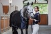 Derka pokazowa FLEECE SHOW SATIN Platinum 2022 - Eskadron - navy